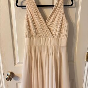 Cream Sleeveless Dress